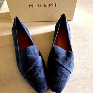 Blue Suede M. Gémi Flats